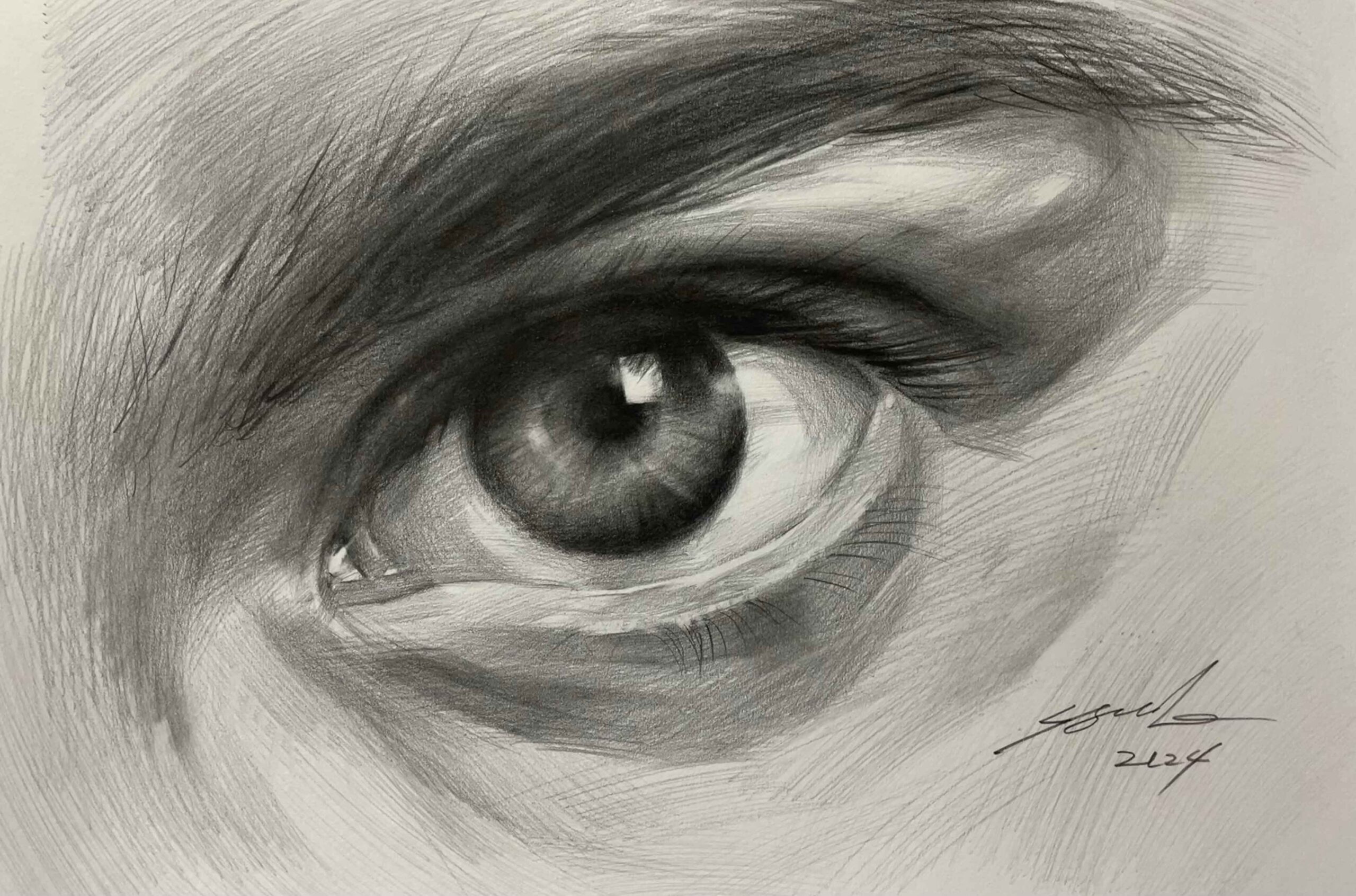 鉛筆デッサン：目の描き方 by AZUMAs美術学院 | 大阪絵画教室/美大受験