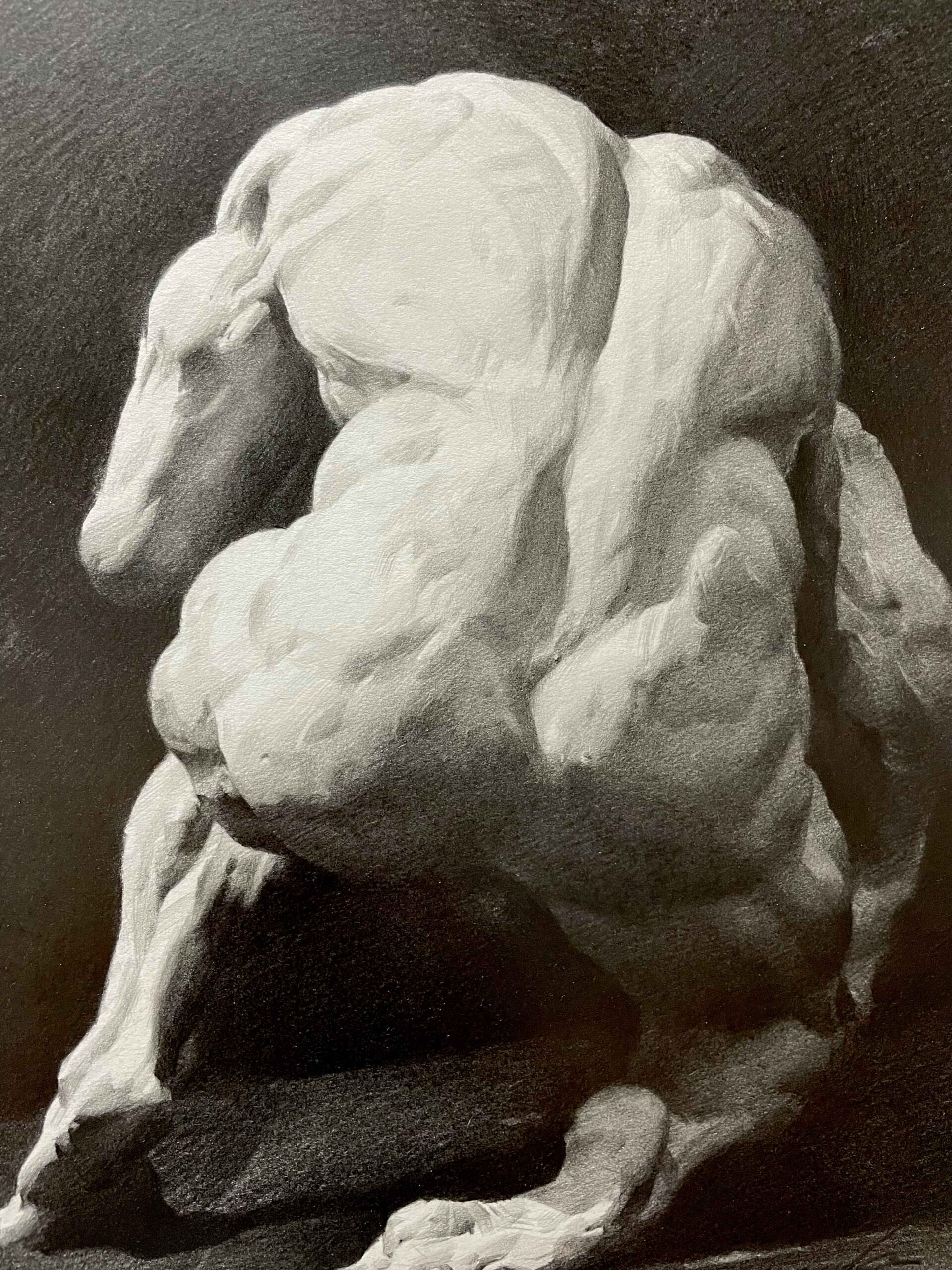 鉛筆デッサン：人体石膏像の描き方 by AZUMAs美術学院 | 大阪絵画教室